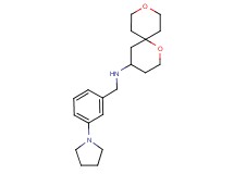 1,9-dioxaspiro[5.5]undec-4-yl(3-pyrrolidin-1-ylbenzyl)amine