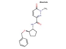 N-[(1R,2R)-2-(benzyloxy)cyclopentyl]-1-methyl-6-oxo-1,6-dihydropyridazine-3-carboxamide