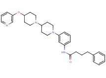 4-phenyl-N-{3-[4-(3-pyridinyloxy)-1,4'-bipiperidin-1'-yl]phenyl}butanamide