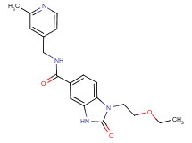 1-(2-ethoxyethyl)-N-[(2-methylpyridin-4-yl)methyl]-2-oxo-2,3-dihydro-1H-benzimidazole-5-carboxamide