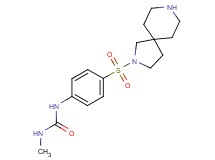 N-[4-(2,8-diazaspiro[4.5]dec-2-ylsulfonyl)phenyl]-N'-methylurea hydrochloride