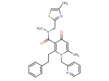 N,6-dimethyl-N-[(4-methyl-1,3-thiazol-2-yl)methyl]-4-oxo-2-(2-phenylethyl)-1-(2-pyridinylmethyl)-1,4-dihydro-3-pyridinecarboxamide