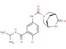 (1R*,5S*)-N-{4-chloro-3-[(isopropylamino)carbonyl]phenyl}-7-oxo-3,6-diazabicyclo[3.2.2]nonane-3-carboxamide