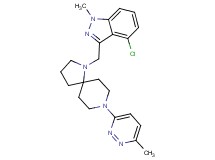 1-[(4-chloro-1-methyl-1H-indazol-3-yl)methyl]-8-(6-methyl-3-pyridazinyl)-1,8-diazaspiro[4.5]decane
