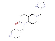 rel-(4aS,8aR)-6-(1H-imidazol-2-ylmethyl)-1-(4-piperidinylmethyl)octahydro-1,6-naphthyridin-2(1H)-one dihydrochloride