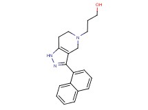 3-[3-(1-naphthyl)-1,4,6,7-tetrahydro-5H-pyrazolo[4,3-c]pyridin-5-yl]propan-1-ol