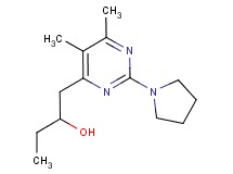1-(5,6-dimethyl-2-pyrrolidin-1-ylpyrimidin-4-yl)butan-2-ol