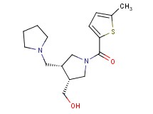 [(3R*,4R*)-1-[(5-methyl-2-thienyl)carbonyl]-4-(pyrrolidin-1-ylmethyl)pyrrolidin-3-yl]methanol