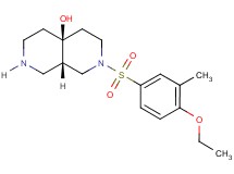 (4aS*,8aS*)-2-[(4-ethoxy-3-methylphenyl)sulfonyl]octahydro-2,7-naphthyridin-4a(2H)-ol