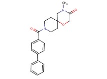 9-(biphenyl-4-ylcarbonyl)-4-methyl-1-oxa-4,9-diazaspiro[5.5]undecan-3-one