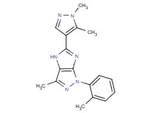 5-(1,5-dimethyl-1H-pyrazol-4-yl)-3-methyl-1-(2-methylphenyl)-1,4-dihydroimidazo[4,5-c]pyrazole