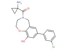 4-[(1-aminocyclopropyl)carbonyl]-7-(3-chlorophenyl)-2,3,4,5-tetrahydro-1,4-benzoxazepin-9-ol hydrochloride
