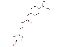 2-(1-isopropyl-4-piperidinyl)-N-[2-(5-oxo-4,5-dihydro-1H-1,2,4-triazol-3-yl)ethyl]acetamide