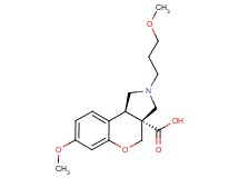(3aR*,9bR*)-7-methoxy-2-(3-methoxypropyl)-1,2,3,9b-tetrahydrochromeno[3,4-c]pyrrole-3a(4H)-carboxylic acid