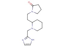 1-{2-[1-(1H-imidazol-2-ylmethyl)-2-piperidinyl]ethyl}-2-pyrrolidinone