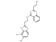 2-(2-aminoethyl)-N-[2-(6,7-dimethyl-1H-benzimidazol-2-yl)ethyl]-4-quinazolinamine dihydrochloride