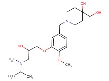1-(3-{2-hydroxy-3-[isopropyl(methyl)amino]propoxy}-4-methoxybenzyl)-4-(hydroxymethyl)piperidin-4-ol