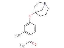 1-[4-(1-azabicyclo[3.2.1]oct-5-yloxy)-2-methylphenyl]ethanone