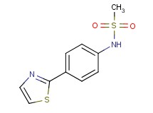 N-[4-(1,3-thiazol-2-yl)phenyl]methanesulfonamide