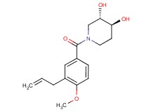 (3S*,4S*)-1-(3-allyl-4-methoxybenzoyl)piperidine-3,4-diol
