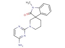 1'-(4-aminopyrimidin-2-yl)-1-methylspiro[indole-3,3'-piperidin]-2(1H)-one