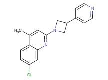 7-chloro-4-methyl-2-[3-(4-pyridinyl)-1-azetidinyl]quinoline