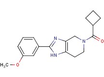 5-(cyclobutylcarbonyl)-2-(3-methoxyphenyl)-4,5,6,7-tetrahydro-1H-imidazo[4,5-c]pyridine
