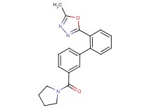 2-methyl-5-[3'-(pyrrolidin-1-ylcarbonyl)biphenyl-2-yl]-1,3,4-oxadiazole