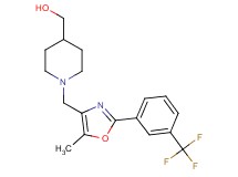 [1-({5-methyl-2-[3-(trifluoromethyl)phenyl]-1,3-oxazol-4-yl}methyl)piperidin-4-yl]methanol