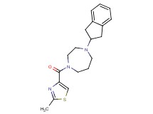 1-(2,3-dihydro-1H-inden-2-yl)-4-[(2-methyl-1,3-thiazol-4-yl)carbonyl]-1,4-diazepane