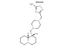 (1R,9aR)-1-({4-[(5-methyl-1,2,4-oxadiazol-3-yl)methyl]piperazin-1-yl}methyl)octahydro-2H-quinolizin-1-ol