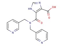 5-{[bis(pyridin-3-ylmethyl)amino]carbonyl}-1H-imidazole-4-carboxylic acid