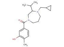 5-{[4-(cyclopropylmethyl)-3-isopropyl-1,4-diazepan-1-yl]carbonyl}-2-methylphenol