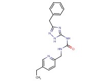 N-(3-benzyl-1H-1,2,4-triazol-5-yl)-N'-[(5-ethylpyridin-2-yl)methyl]urea