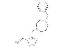 1-[(1-ethyl-1H-1,2,4-triazol-5-yl)methyl]-4-(pyridin-3-ylmethyl)-1,4-diazepane