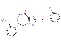 2-[(2-fluorophenoxy)methyl]-7-(2-methoxyphenyl)-5,6,7,8-tetrahydroimidazo[4,5-c]azepin-4(1H)-one