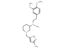 N-[2-(3,4-dimethoxyphenyl)ethyl]-N-methyl-1-[(3-methyl-1H-pyrazol-5-yl)methyl]-3-piperidinamine