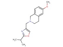 2-[(2-isopropyl-1,3-oxazol-4-yl)methyl]-6-methoxy-1,2,3,4-tetrahydroisoquinoline