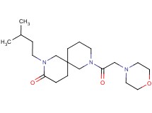 2-(3-methylbutyl)-8-(morpholin-4-ylacetyl)-2,8-diazaspiro[5.5]undecan-3-one