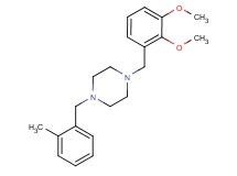 1-(2,3-dimethoxybenzyl)-4-(2-methylbenzyl)piperazine trifluoroacetate