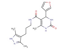 N-[3-(3,5-dimethyl-1H-pyrazol-4-yl)propyl]-4-(3-furyl)-6-methyl-2-oxo-1,2,3,4-tetrahydropyrimidine-5-carboxamide
