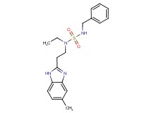 N'-benzyl-N-ethyl-N-[2-(5-methyl-1H-benzimidazol-2-yl)ethyl]sulfamide