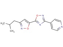 4-[5-(3-isobutyl-5-isoxazolyl)-1,2,4-oxadiazol-3-yl]pyridine