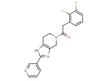 5-[(2,3-difluorophenyl)acetyl]-2-pyridin-3-yl-4,5,6,7-tetrahydro-1H-imidazo[4,5-c]pyridine