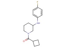 1-(cyclobutylcarbonyl)-N-(4-fluorophenyl)-3-piperidinamine