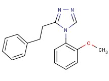 4-(2-methoxyphenyl)-3-(2-phenylethyl)-4H-1,2,4-triazole