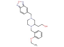 2-[4-(2,1,3-benzoxadiazol-5-ylmethyl)-1-(2-ethoxybenzyl)-2-piperazinyl]ethanol
