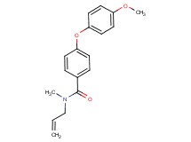 N-allyl-4-(4-methoxyphenoxy)-N-methylbenzamide