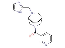 (1R*,5R*)-6-(1H-imidazol-2-ylmethyl)-3-(3-pyridinylcarbonyl)-3,6-diazabicyclo[3.2.2]nonane