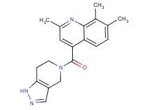 2,7,8-trimethyl-4-(1,4,6,7-tetrahydro-5H-pyrazolo[4,3-c]pyridin-5-ylcarbonyl)quinoline